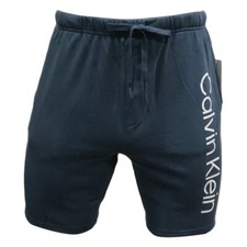 MSRP 56.99 NWT CALVIN KLEIN MEN'S NAVY DRAWSTRING PULL ON SLEEPWEAR SHORTS S M