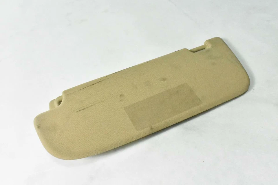 07-09 Mercedes W221 S600 S550 PASSENGER RIGHT FRONT TAN SUN VISOR - Image 3 of 4