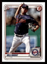 2020 Bowman Chris Vallimont #BP-78 1st Bowman Minnesota Twins