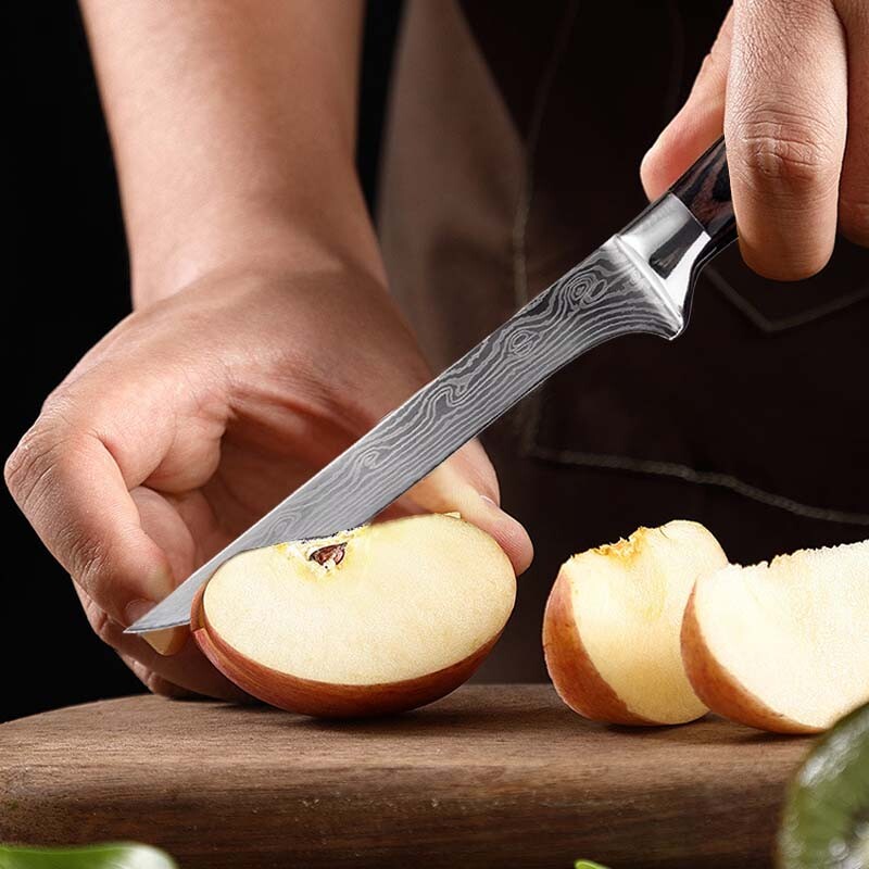 Professional Ultra Sharp Kitchen Boning Knife Meat Cleaver Fruit Knives Fit BBQ