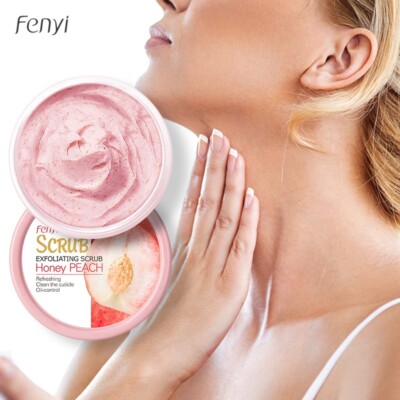 Körperpeeling Honey Peach Naturkosmetik sanft Body Scrub Körper Peeling 1x100g