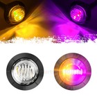 10x White&Blue Led Rock Lights For Jeep Offroad Atv Utv 4x4 Rzr Underbody Round