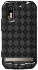 Amzer Luxe Argyle High Gloss TPU Case Motorola Photon 4G MB855