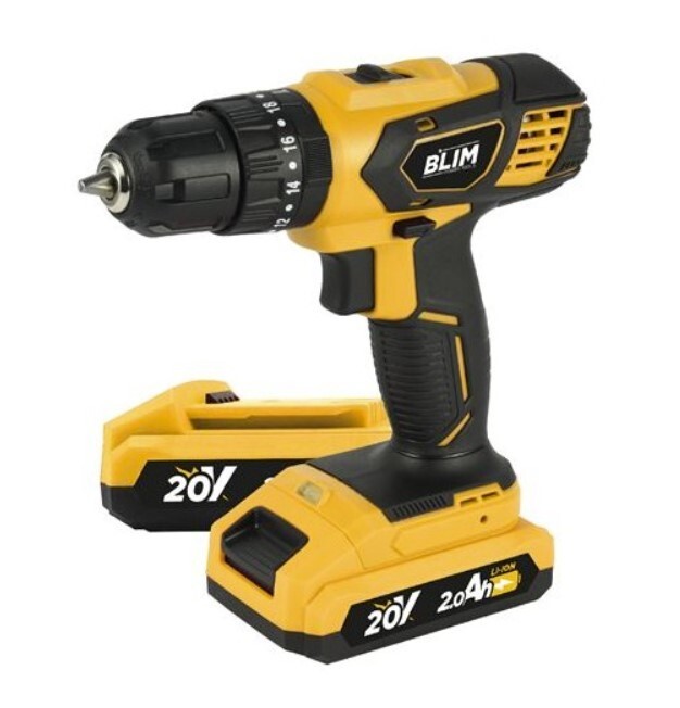 TRAPANO A PERCUSSIONE A BATTERIA 20V 2Ah BLIM BL0104 AVVITATORE PROFESSIONALE 2