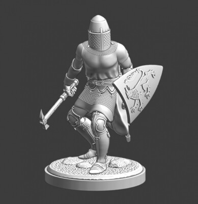 Northern Crusades Miniatures Medieval Norwegian Knight Sigmar 28 32 35 40 50 54