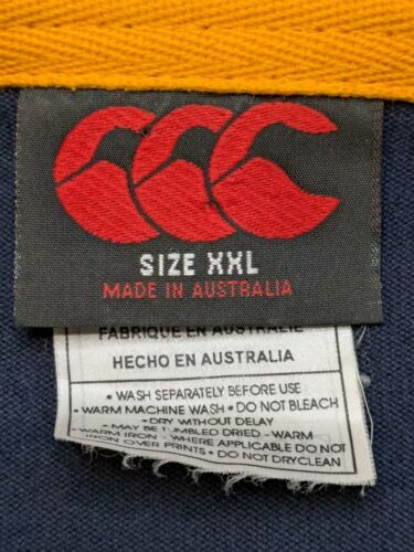 Camiseta deportiva de rugby vintage ACT Brumbies manga larga bordada hecha en Australia 2XL - Imagen 7 de 7
