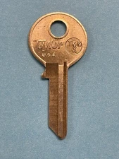 Vintage Toyota Land Cruiser (FJ40) Key Blank, 1965-1972, Taylor #T66X, Ilco #TP6