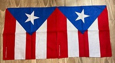 2 PCS PUERTO RICO BANDANA PRIDE HEAD SCARF DURAG HAIR STYLE FACE MASK Gift