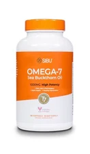 sibu Omega-7 Softgels, Pure Organic Himalayan Sea Buckthorn, Max Potency, 60ct