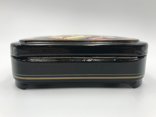 Fedoskino Lacquer Box "Sivka Burka" , Hand Painted, Papier Mache, Jewelry Box, - Picture 4 of 9