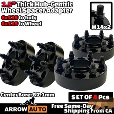 4x 1.5 6x135mm Hub Centric Adapter Spacer Fit 04-14 F150 03-14 Navigator