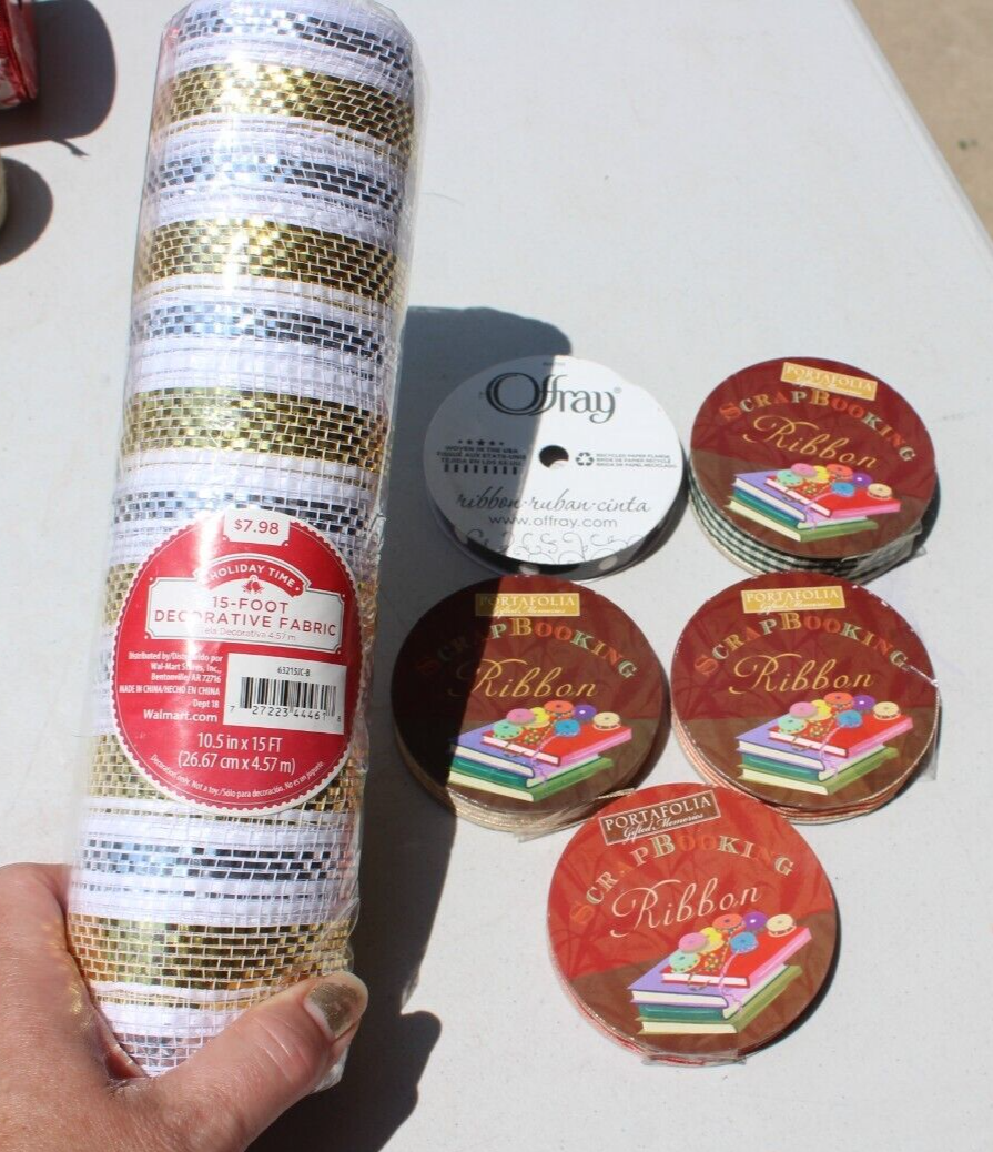 Crafting Ribbon & Twine - Holiday Scrapbooking Gifts - Huge Bundle ...