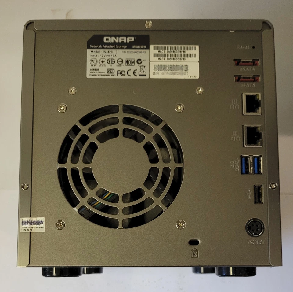 QNAP TS-420 1,6 GHz 512 MB DDR3 server - Immagine 4 di 4