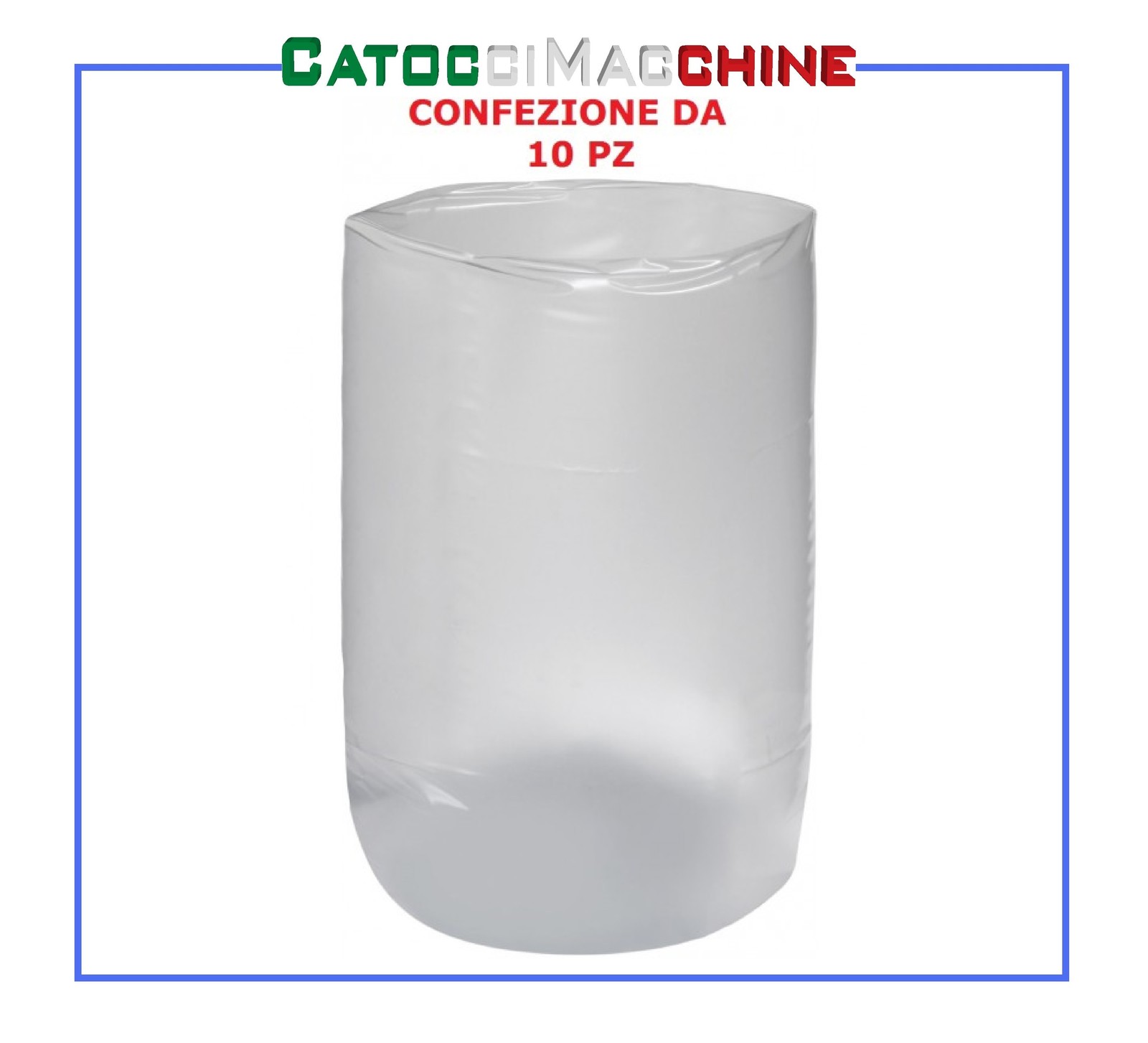 Set 10 Sacchi Plastica FERVI 0759/S per Aspiratori Trucioli Ø 510 mm