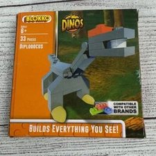 Blokko Building Blocks Diplodocus Dino 33 Pieces Ages 6+