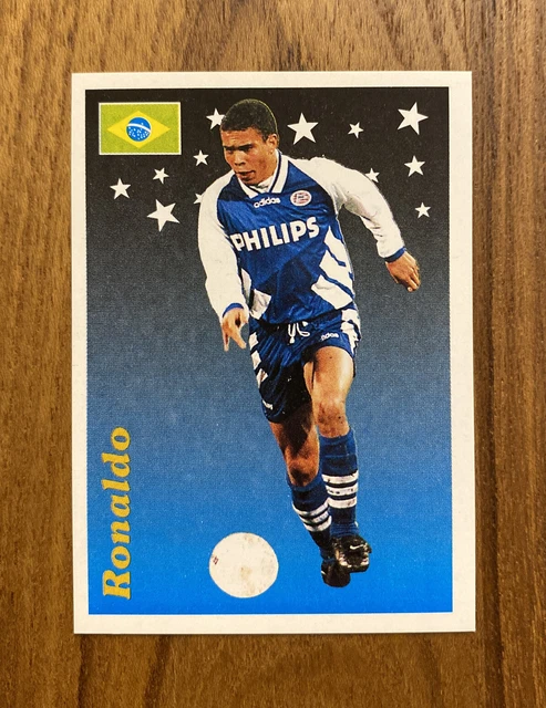 Panini 1995 1996 Supercalcio #196 Ronaldo Brazil Brasil RC Rookie Sticker Card