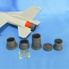 F-16 Jet Nozzle for Engine F100-PW (Resin PE) 1:48 for Tamiya Model Kit Aircraft