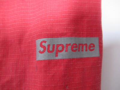 Supreme Men's Full Zip Facemask Jacket Red Size L Spring-Summer
