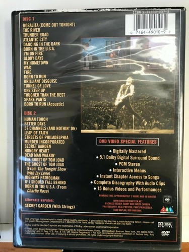 Bruce Springsteen Collection : Anthology 78'-2000 :Live in NY :Live 75'-85' - Imagen 5 de 8