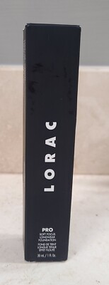 LORAC PRO Soft Focus Longwear Foundation 18 MEDIUM DARK 1oz - New In Box