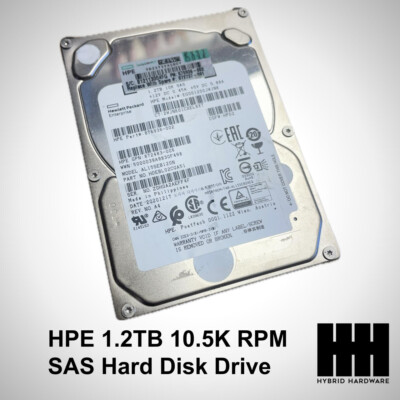 HPE 872483-006 RPM SAS Hard Disk Drive (HDD