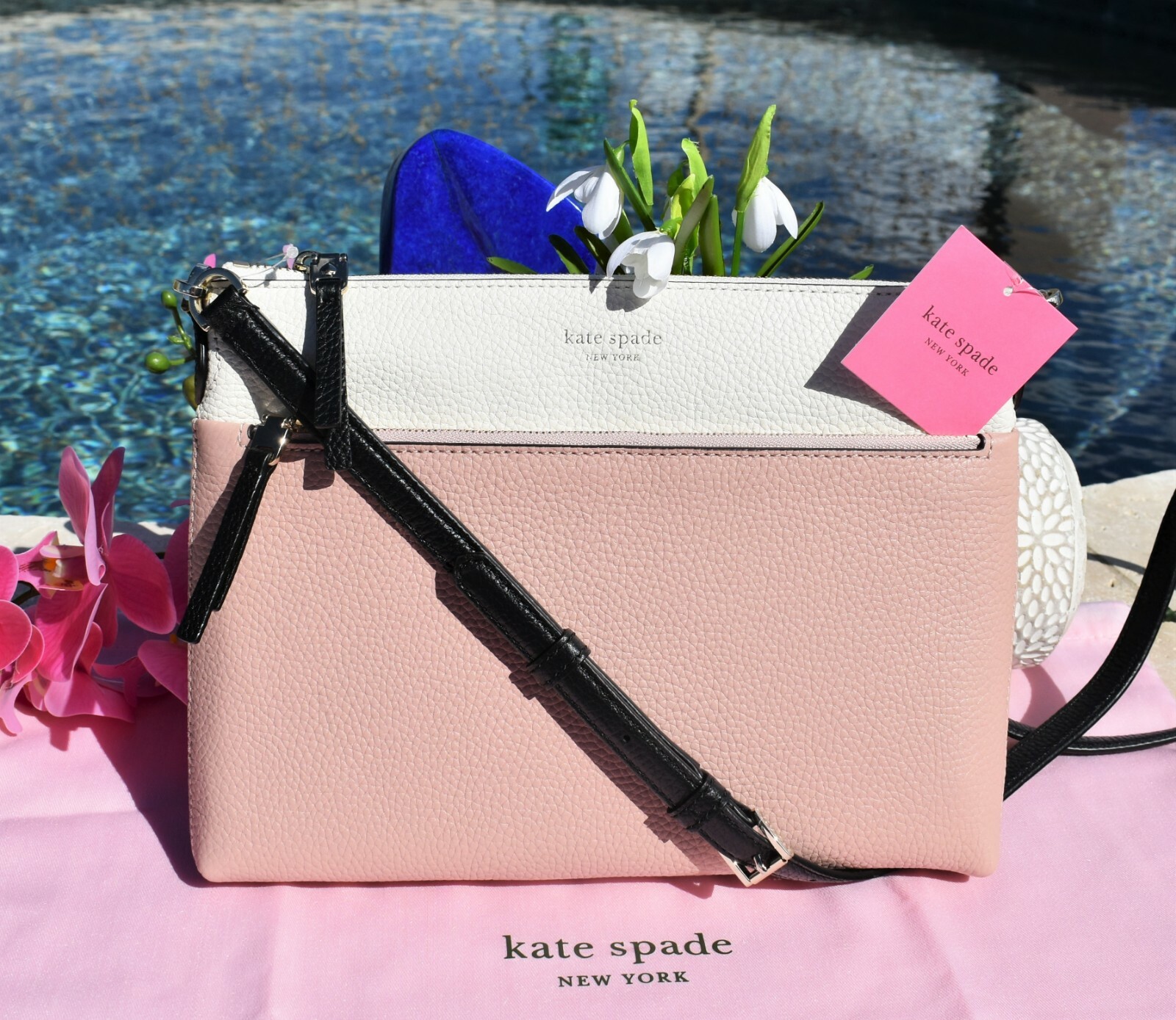 kate spade polly medium shoulder bolsa