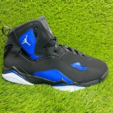 Nike Air Jordan True Flight Mens Size 12 Black Blue Basketball Shoes Sneakers