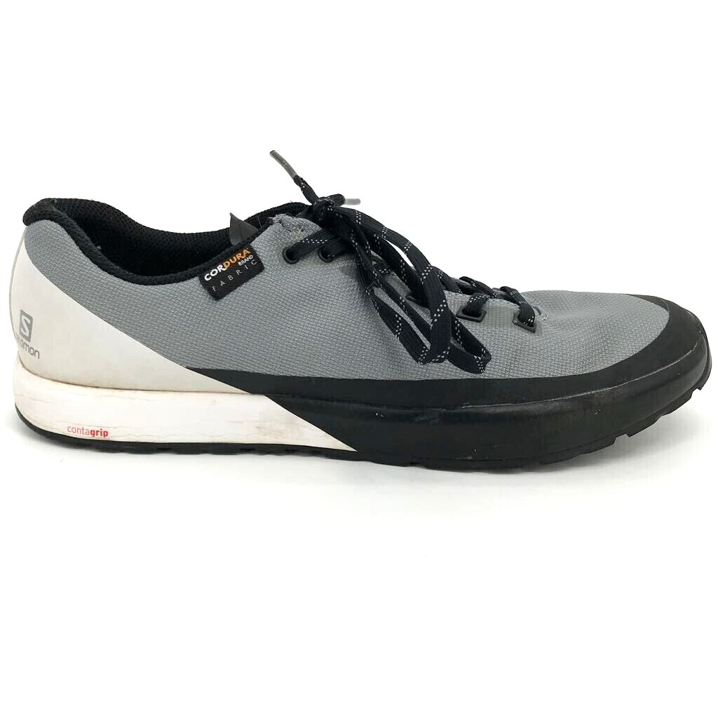 Salomon Sneakers Acro Da Uomo Grigio Escursionismo Colore Blocco Basso Resistente all'Acqua 10 5M