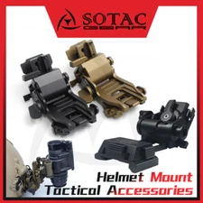 SOTAC Metal L4G24 Helmet Mount Flip-up Tactical NVG Night Vision Breakaway Mount