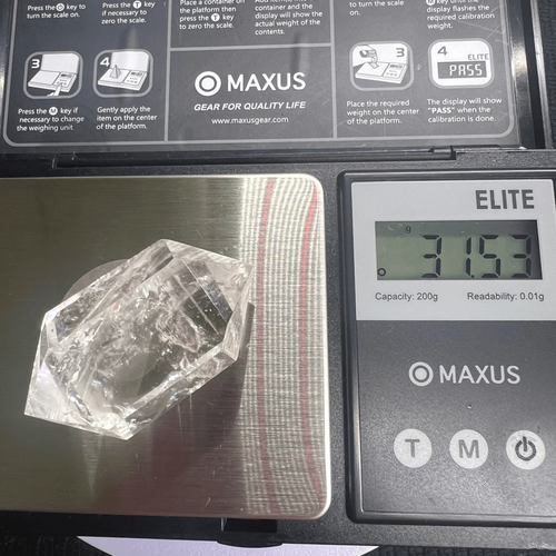 Clear Quartz Crystal Double Terminated - Picture 11 of 11