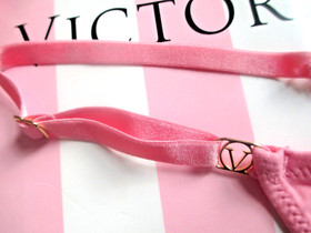 VICTORIA'S SECRET DREAM ANGELS Adjustable Thong Panty VS Pink Roses S M L XL NWT