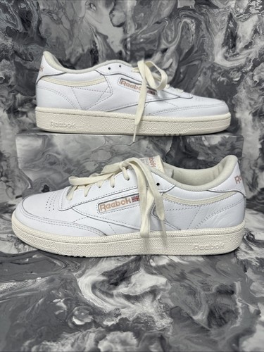 Reebok Club C Trainers Ladies White Size UK 6.5 EU 40 #REF3 - Picture 4 of 7