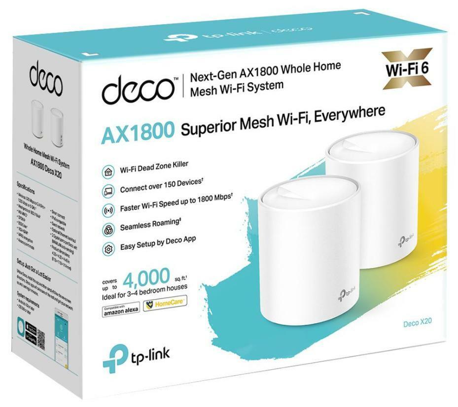 TP−LINK DECO X20 2-PACK WHITE　AX 1800 41daj08SsbL._UF350,350_QL50_.jpg