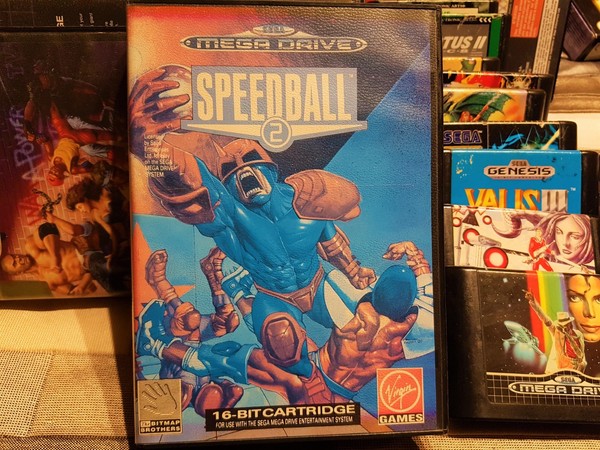 JUEGO SPEEDBALL 2 MEGADRIVE GENESIS!!! COMPLETO!!!! JUEGAAAZO!!!!