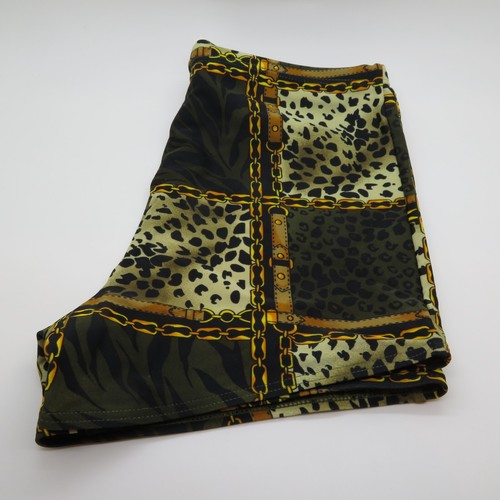 Boys Small Brown Swim Trunk Shorts Leopard Sun Pool Beach Lounge Sample New - Picture 10 of 11