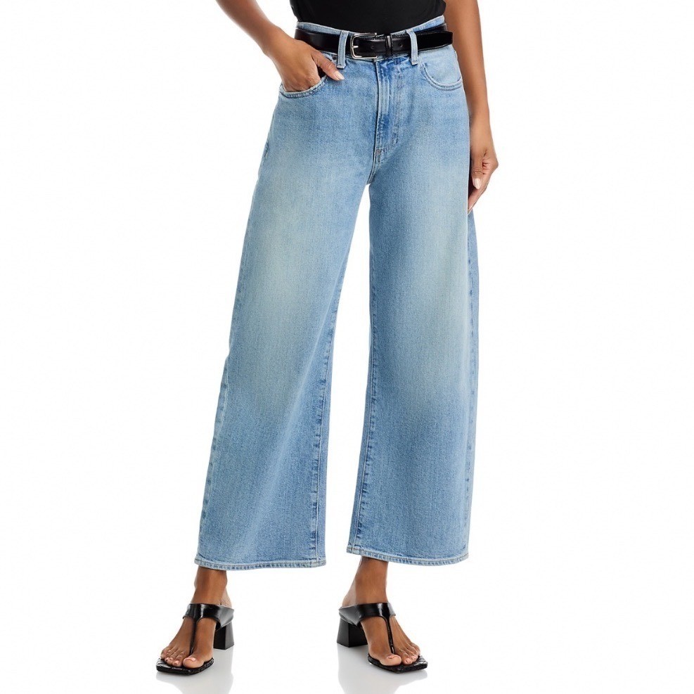 Paige Arellia High Rise Ankle Wide Leg Jeans in Cosmic Size 29 NEW
