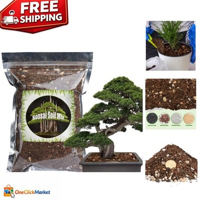 Bonsai Soil Mix 1Qt,  Fast Draining Organic Potting Mix for All Varieties
