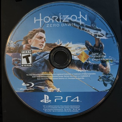 Horizon Zero Dawn PS4 Loose Disc, Tested, Good Condition, Action RPG