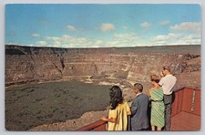 Halemaumau Crater Look-Out Vintage Hawaii Postcard Mauna Loa