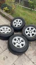 Landrover Discovery 2 Wheels And Tyres Set Of 5 Good Condition 16” Rims