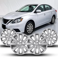 Set Of 4 16" Hubcaps For 2013-2019 Nissan Sentra 11-17 Nissan Leaf Wheel Covers