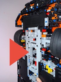 Wall Mount LEGO&reg; Technic&trade; Porsche&reg; GT3 RS 42056 Display Mount Bracket + Logo