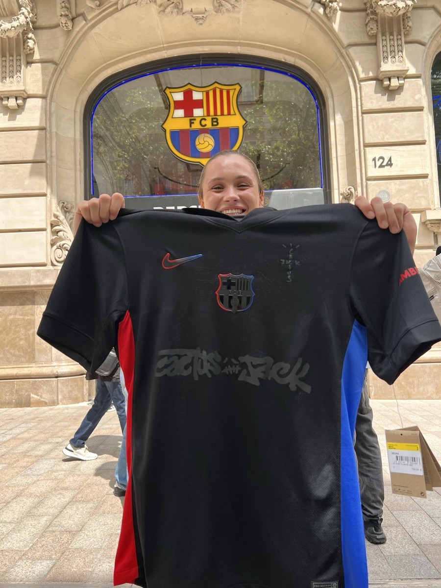 NIKE FC Barcelona X Cactus Jack Away Match Jersey | Travis Scott