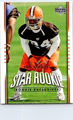 2007 Upper Deck Eric Wright Rookie #222 Cleveland Browns