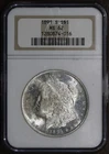 1891-S (MS62) Morgan Silver Dollar $1 NGC - Semi Proof Like