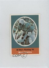 1972 Sunoco NFL Action Player Stamps Marv Fleming 0uf1