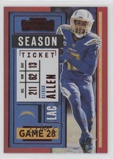 2020 Panini Contenders Season Ticket FOTL FOTL Red Zone Keenan Allen #55 0c2
