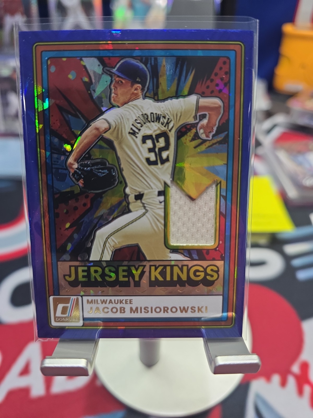 2026 Panini Donruss Baseball Jersey Kings Memorabilia #JK-JM Jacob Misiorowski