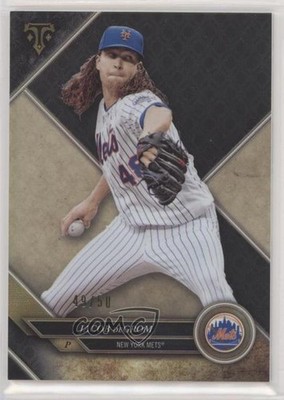2017 Topps Triple Threads Onyx 49/50 Jacob deGrom #36 09su
