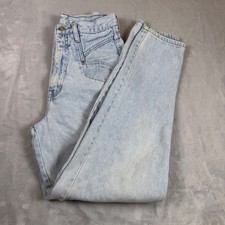 Stefano International Vintage Mom Jeans Size 8 High Waist Light Wash Denim